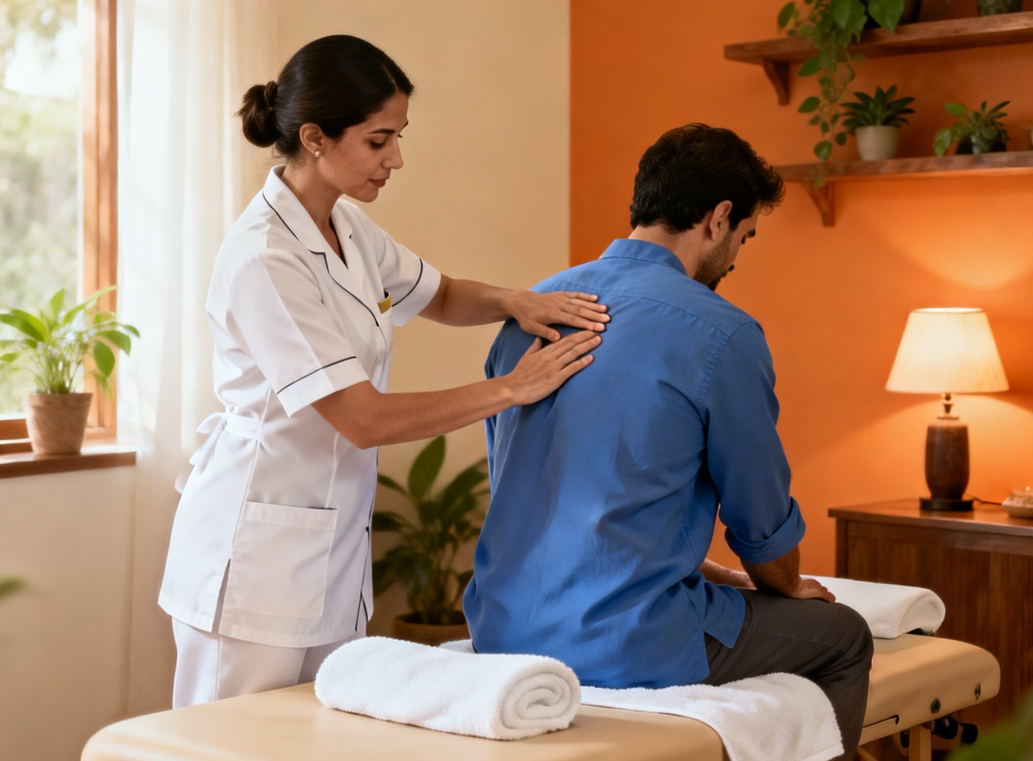 Massagem em Goiânia no Dia dos Pais com foco em relaxamento masculino
